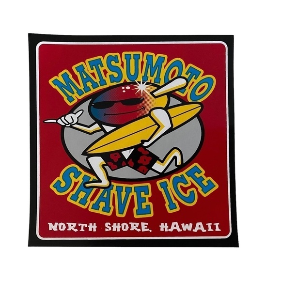 MATSUMOTO Shave Ice North Shore Hawaii Sticker - Picture 1 of 1